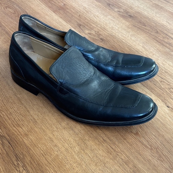Men\'s Black Leather Loafers main image 4